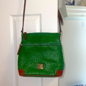 Dooney & Bourke Green Ostrich Bag